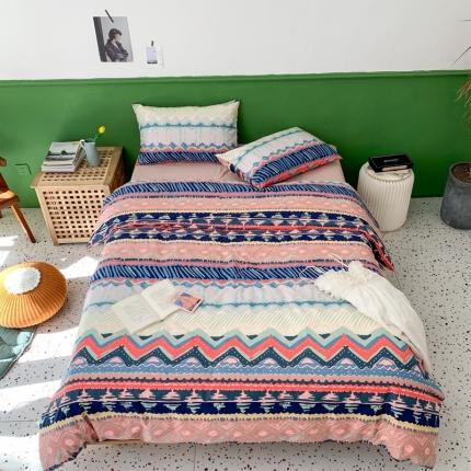 时年家纺 2020新款全棉四件套小可爱系列 米娅