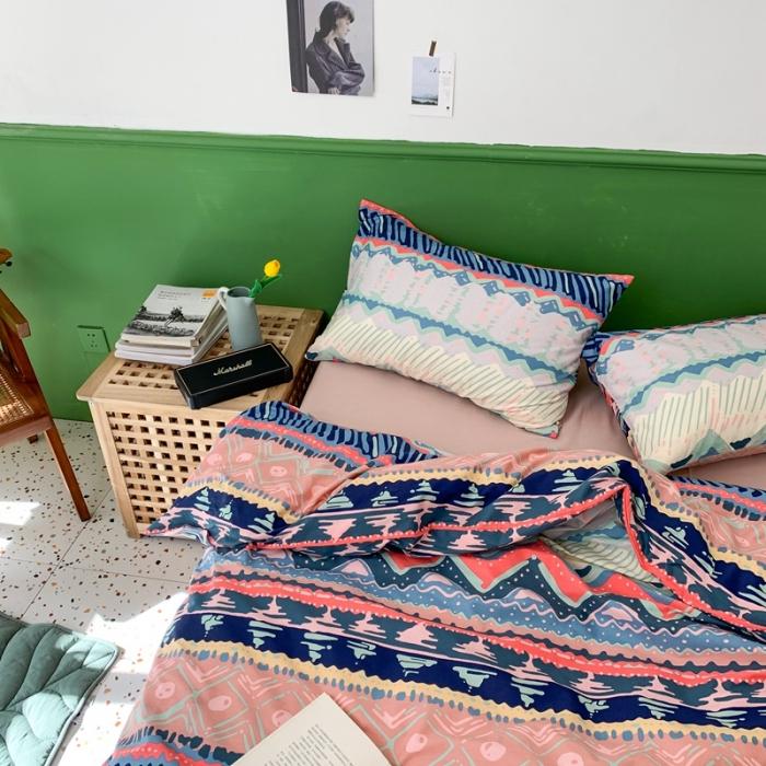 91家纺网 家纺一手货源 找家纺 时年家纺 2020新款全棉四件套小可爱系列 米娅