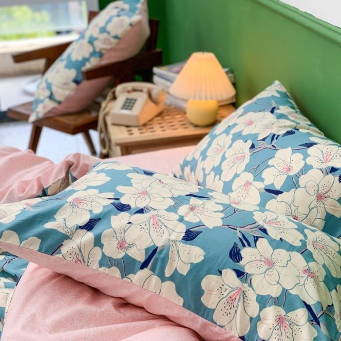 91家纺网 家纺一手货源 找家纺 时年家纺 2020新款全棉四件套小可爱系列 凝香