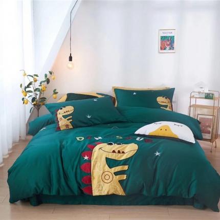 （总）星尚家纺 2020新款60长绒棉四件套可爱卡通系列