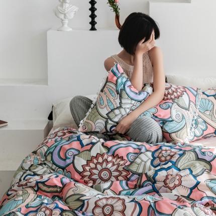 91家纺网 家纺一手货源 找家纺 （总）例外 2020新款全棉13370波西米亚系列四件套