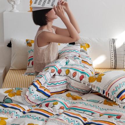 91家纺网 家纺一手货源 找家纺 （总）例外 2020新款全棉13370波西米亚系列四件套