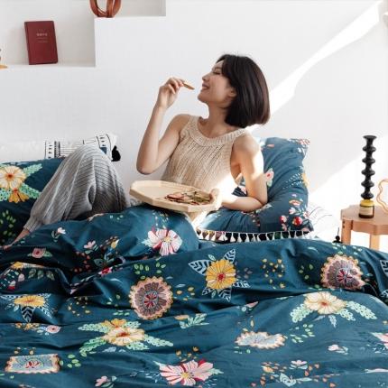 91家纺网 家纺一手货源 找家纺 （总）例外 2020新款全棉13370波西米亚系列四件套