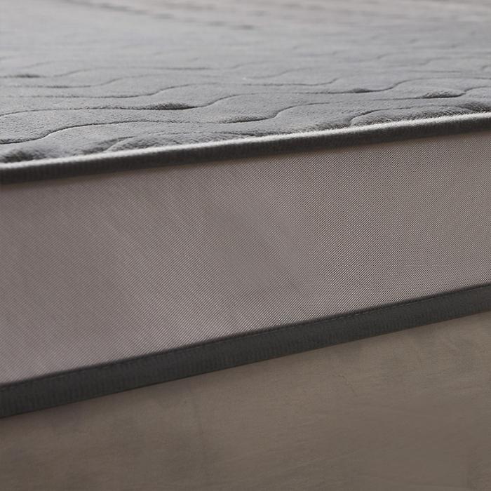 91家纺网 家纺一手货源 找家纺 欣罗兰垫业 2022三明治针织记忆棉床垫 法兰绒波浪灰