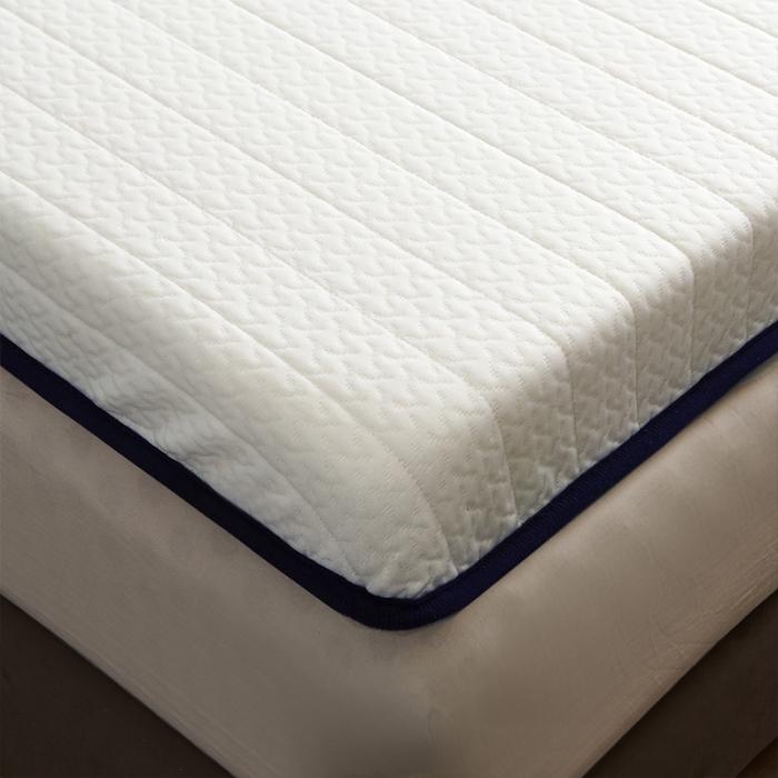 91家纺网 家纺一手货源 找家纺 欣罗兰垫业 2022三明治针织记忆棉床垫 繁茂白