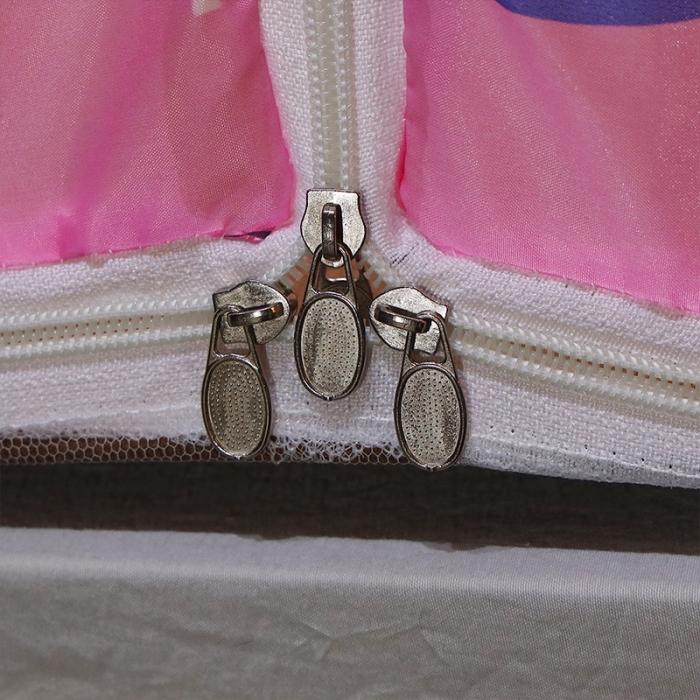 91家纺网 家纺一手货源 找家纺 博诺蚊帐 2021新款加高防蚊魔术蚊帐 可爱猫咪-粉