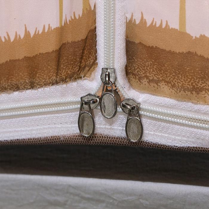 91家纺网 家纺一手货源 找家纺 博诺蚊帐 2021新款加高防蚊魔术蚊帐 麋鹿森林