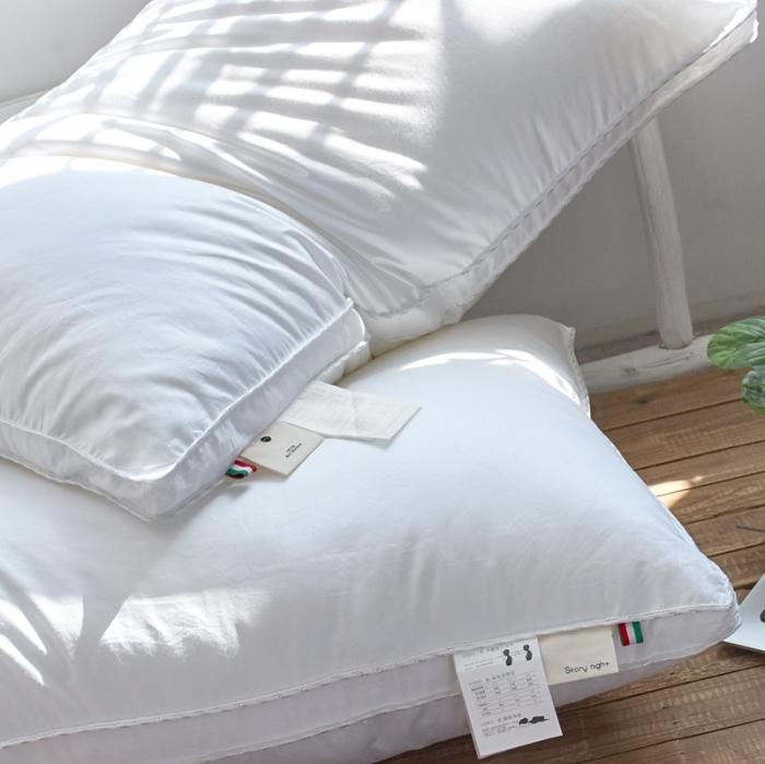 91家纺网 家纺一手货源 找家纺 方回家纺 80S纯棉贡缎立体枕芯