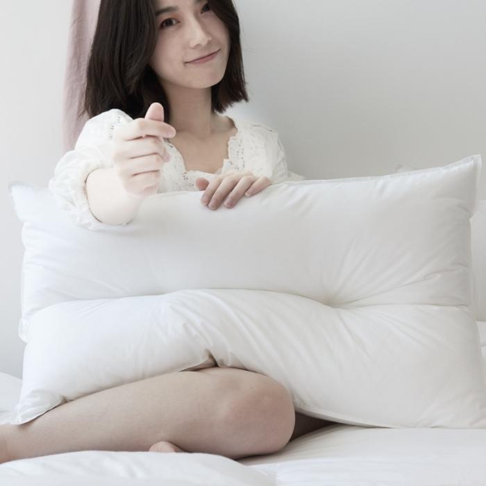 91家纺网 家纺一手货源 找家纺 方回家纺 2018新款纯棉云柔枕48*74cm