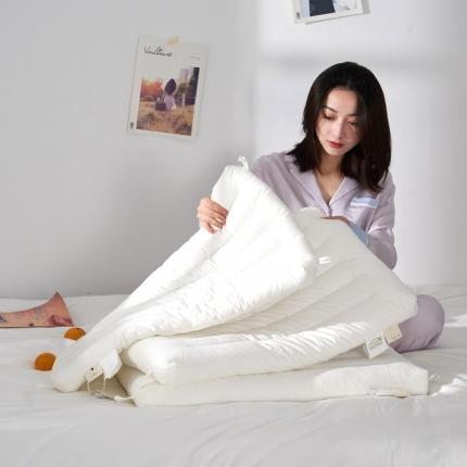 91家纺网 家纺一手货源 找家纺 方回 2022新款分区全棉枕