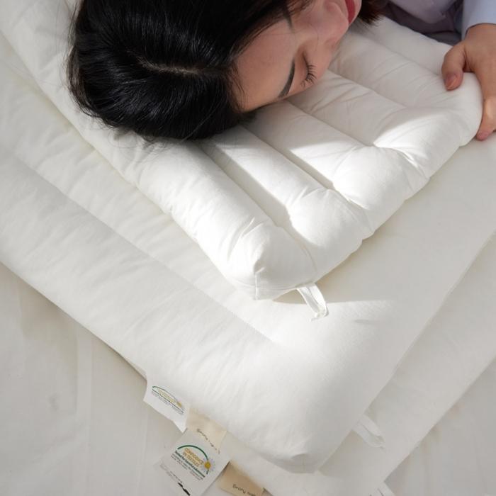 91家纺网 家纺一手货源 找家纺 方回 2022新款分区全棉枕