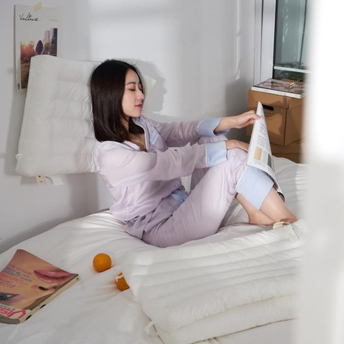 91家纺网 家纺一手货源 找家纺 方回 2022新款分区全棉枕