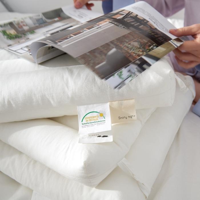 91家纺网 家纺一手货源 找家纺 方回 2022新款分区全棉枕