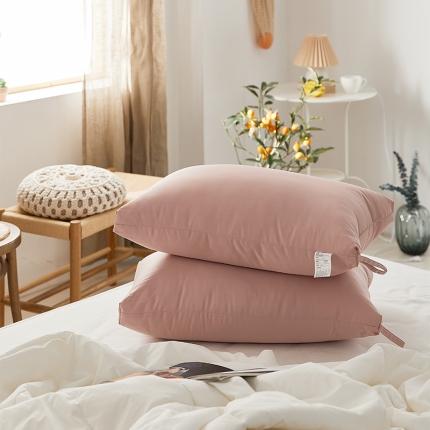 91家纺网 家纺一手货源 找家纺 （总）微枕芯 2020新款莫兰迪三色高低羽丝绒枕 单人枕头