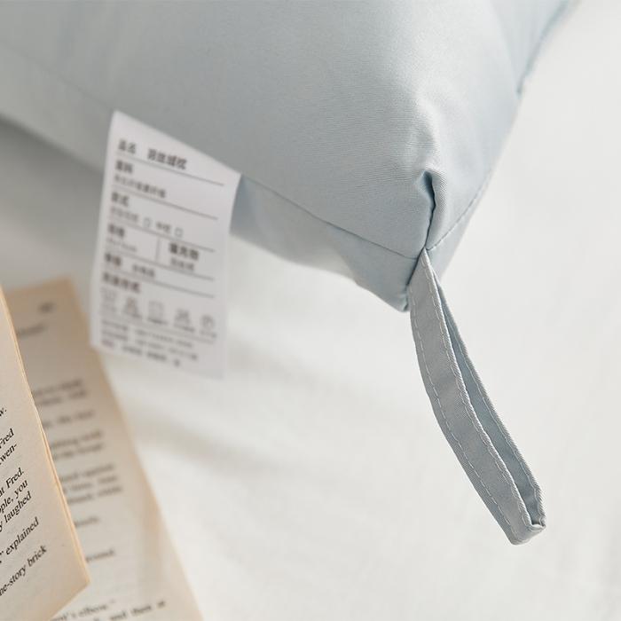 91家纺网 家纺一手货源 找家纺 （总）微枕芯 2020新款莫兰迪三色高低羽丝绒枕 单人枕头