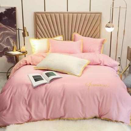 91家纺网 家纺一手货源 找家纺 （总）安妮家居 2020新款全棉水洗真丝凯茜四件套新实拍