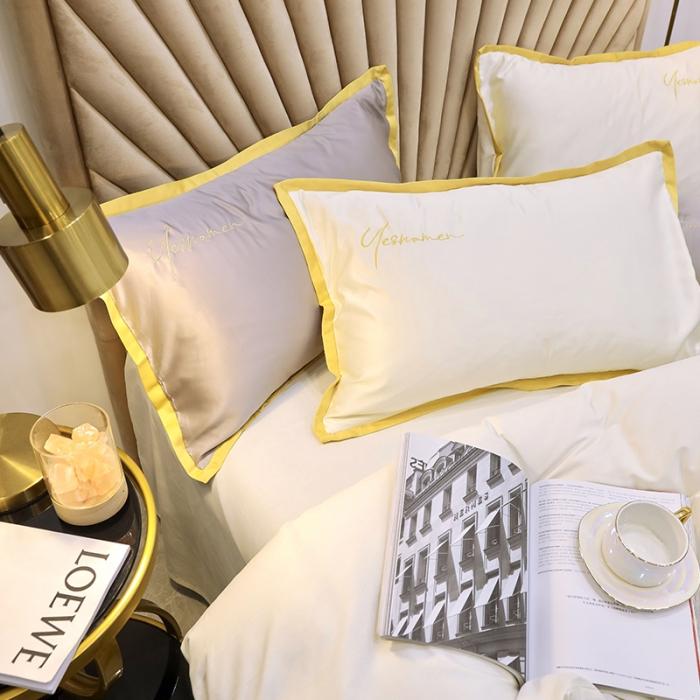 91家纺网 家纺一手货源 找家纺 （总）安妮家居 2020新款全棉水洗真丝凯茜四件套新实拍