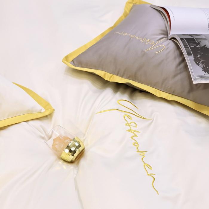 91家纺网 家纺一手货源 找家纺 （总）安妮家居 2020新款全棉水洗真丝凯茜四件套新实拍