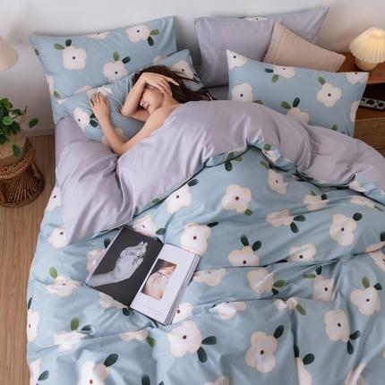 91家纺网 家纺一手货源 找家纺 HL原创 2020春夏新款13070全棉四件套 凝香