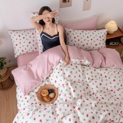 91家纺网 家纺一手货源 找家纺 （总）HL原创 2020春夏新款13070全棉四件套