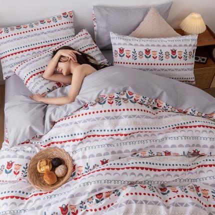 HL原创 2020春夏新款13070全棉四件套 花园