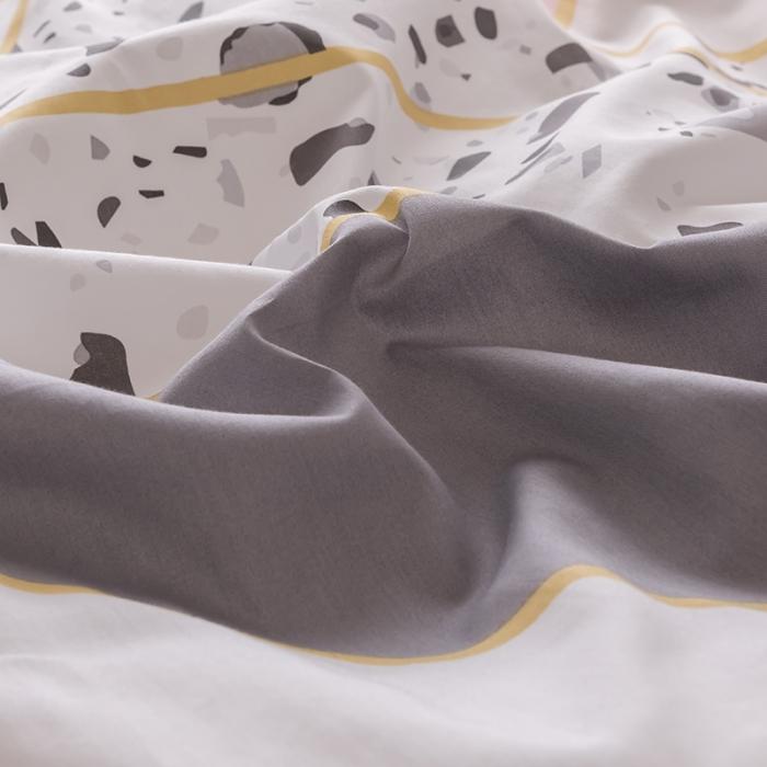 91家纺网 家纺一手货源 找家纺 HL原创 2020春夏新款13070全棉四件套 摩卡