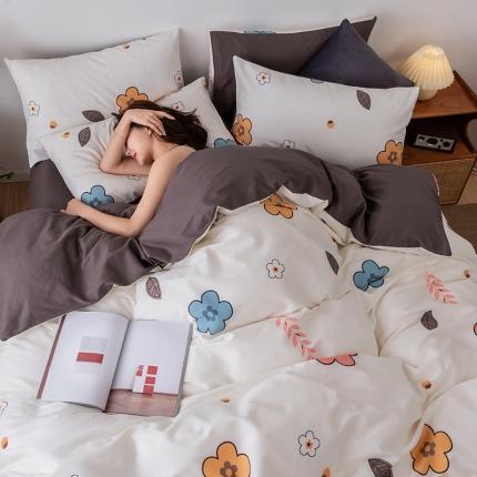 HL原创 2020春夏新款13070全棉四件套 花环