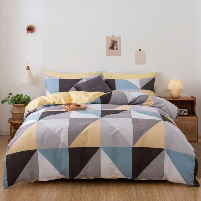 91家纺网 家纺一手货源 找家纺 HL原创 2020春夏新款13070全棉四件套 五月