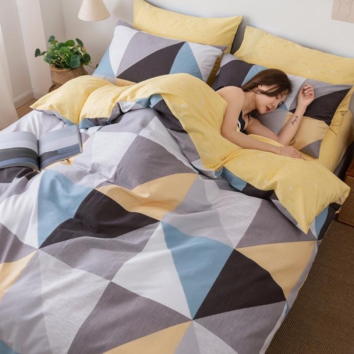 91家纺网 家纺一手货源 找家纺 HL原创 2020春夏新款13070全棉四件套 五月