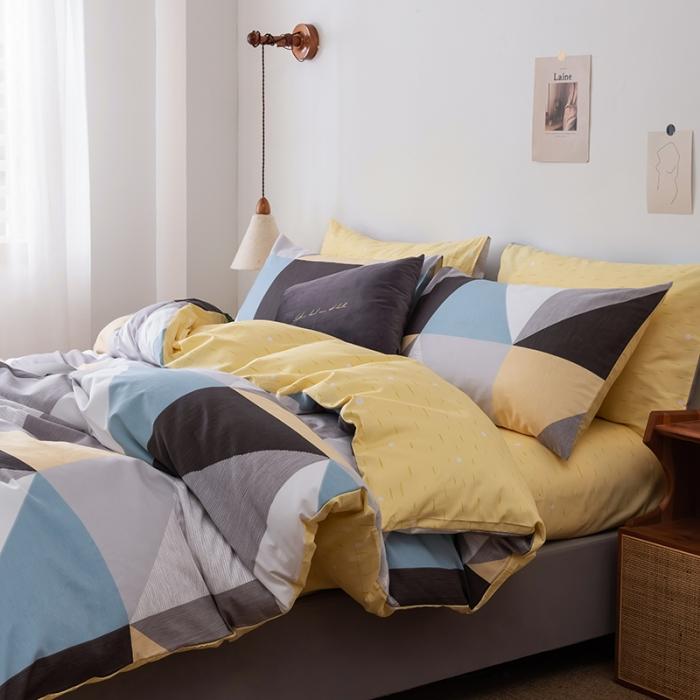 91家纺网 家纺一手货源 找家纺 HL原创 2020春夏新款13070全棉四件套 五月