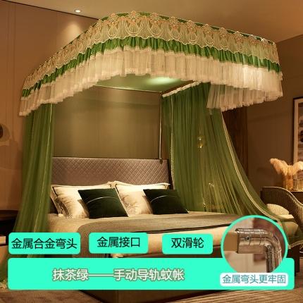 91家纺网 家纺一手货源 找家纺 （总）迪凡保罗 2021新款A30广东拉绳导轨蚊帐（三开门）