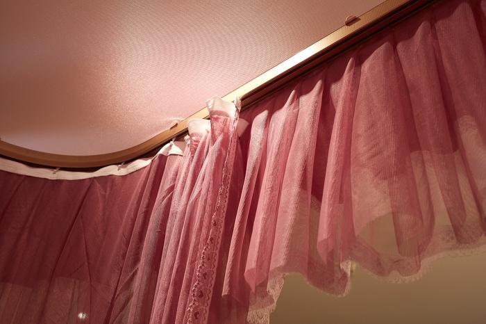 91家纺网 家纺一手货源 找家纺 迪凡保罗 2021新款A30广东拉绳导轨蚊帐（三开门）豆沙色