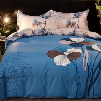 雲归梦 2020新款13372全棉大版四件套第二批 出水芙蓉