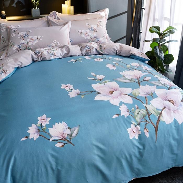 91家纺网 家纺一手货源 找家纺 雲归梦 2020新款13372全棉大版四件套第二批 芳华