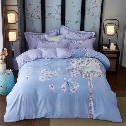 雲归梦 2020新款13372全棉大版四件套第二批 风雅小筑