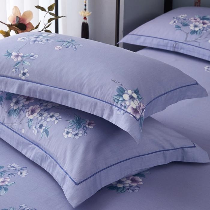 91家纺网 家纺一手货源 找家纺 雲归梦 2020新款13372全棉大版四件套第二批 风雅小筑