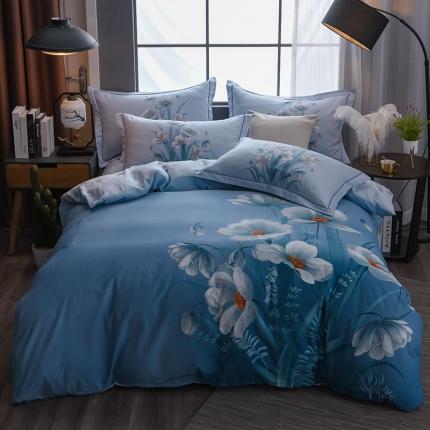 雲归梦 2020新款13372全棉大版四件套第二批 花间叙事