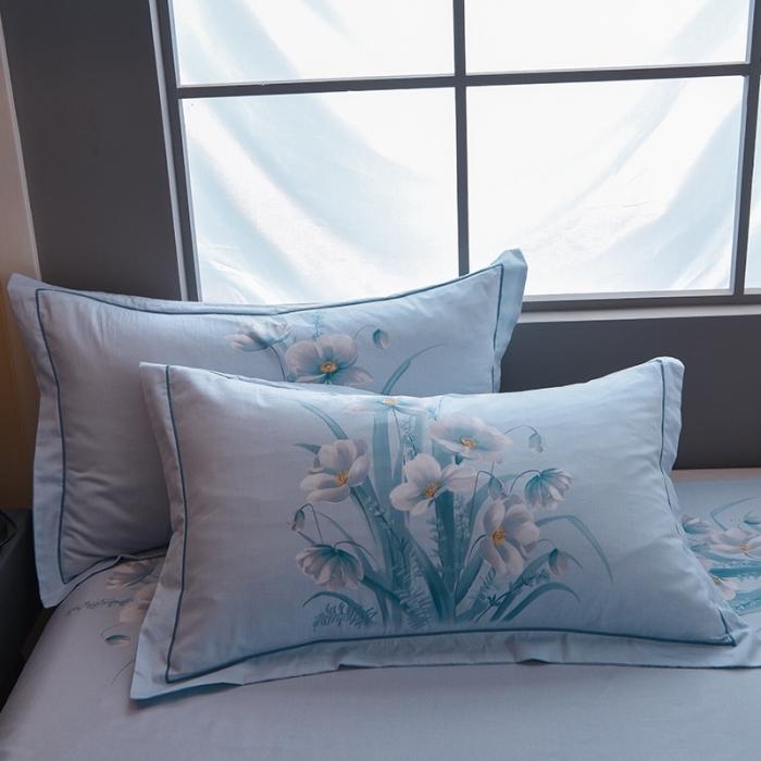 91家纺网 家纺一手货源 找家纺 雲归梦 2020新款13372全棉大版四件套第二批 花间叙事