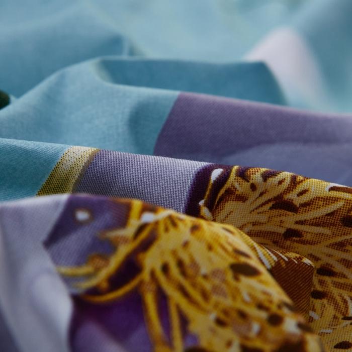 91家纺网 家纺一手货源 找家纺 雲归梦 2020新款13372全棉大版四件套第二批 花蕾如歌绿