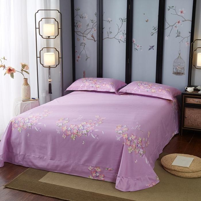 91家纺网 家纺一手货源 找家纺 雲归梦 2020新款13372全棉大版四件套第二批 花影重重