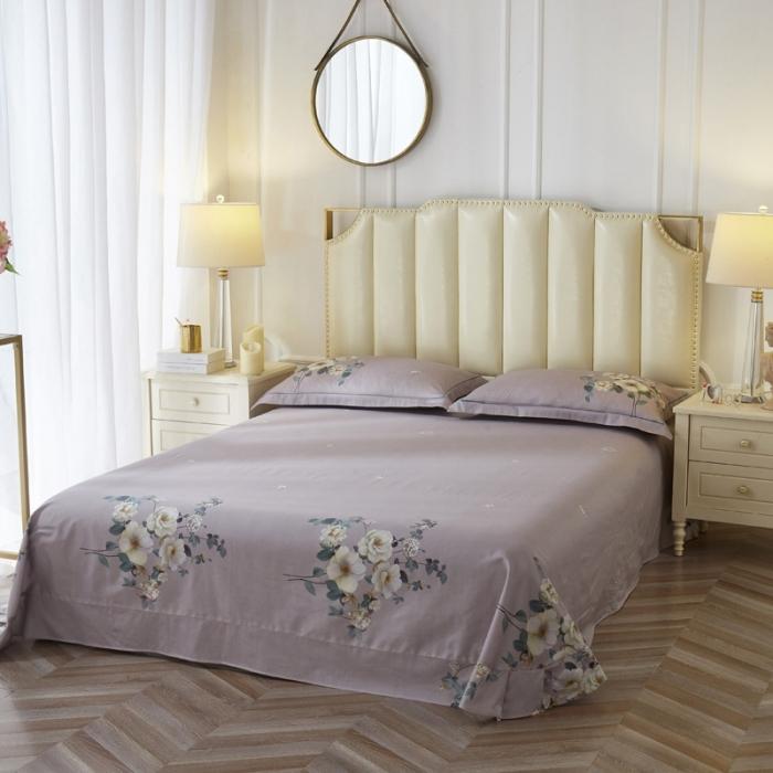 91家纺网 家纺一手货源 找家纺 雲归梦 2020新款13372全棉大版四件套第二批 清出雨兰-绿