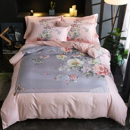 雲归梦 2020新款13372全棉大版四件套第二批 盛世牡丹