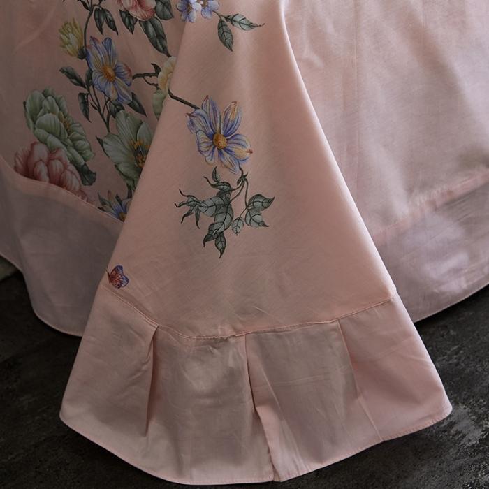 91家纺网 家纺一手货源 找家纺 雲归梦 2020新款13372全棉大版四件套第二批 盛世牡丹