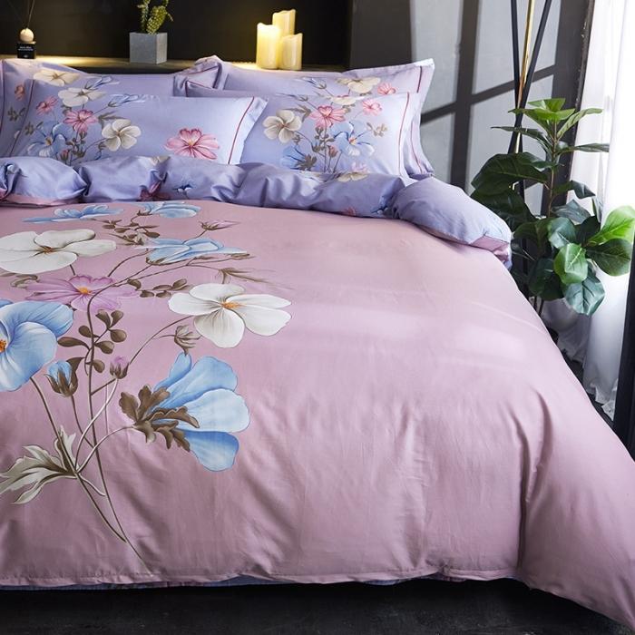 91家纺网 家纺一手货源 找家纺 雲归梦 2020新款13372全棉大版四件套第二批 香颂