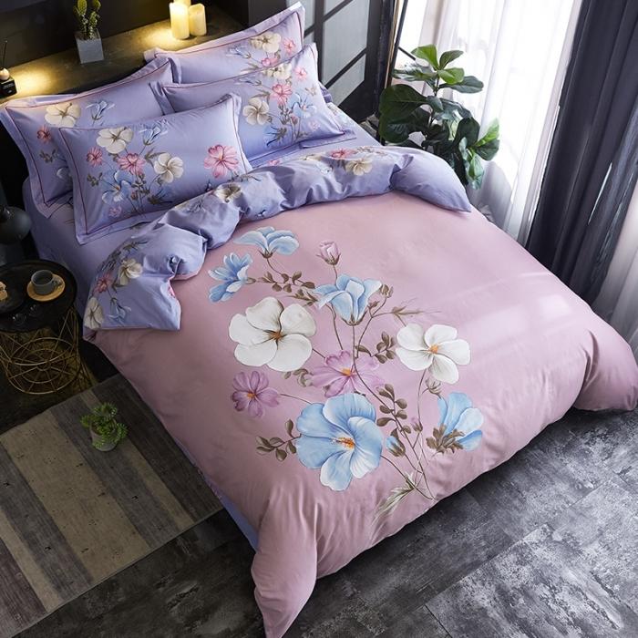 91家纺网 家纺一手货源 找家纺 雲归梦 2020新款13372全棉大版四件套第二批 香颂