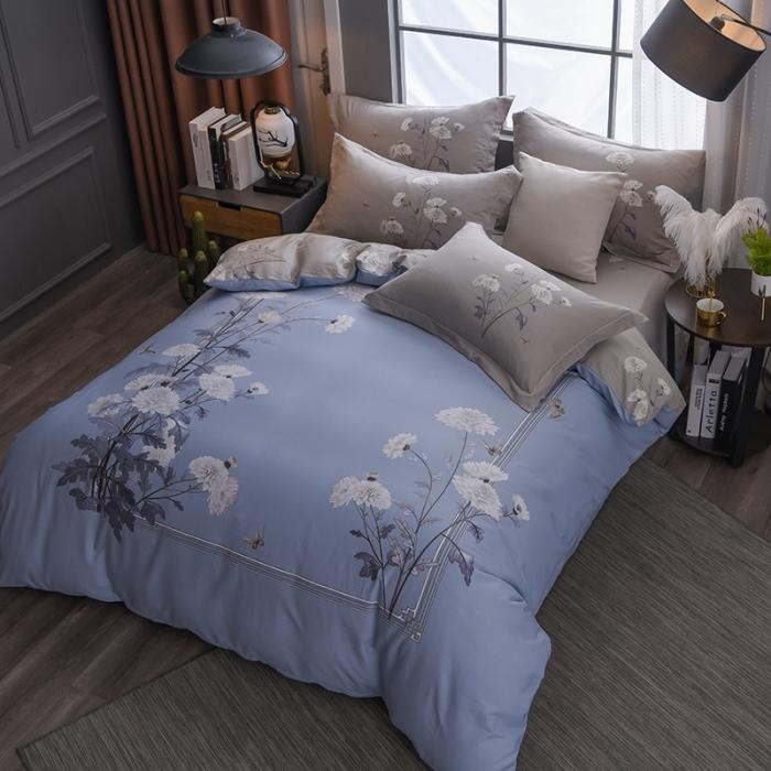 91家纺网 家纺一手货源 找家纺 雲归梦 2020新款13372全棉大版四件套第二批 雅然