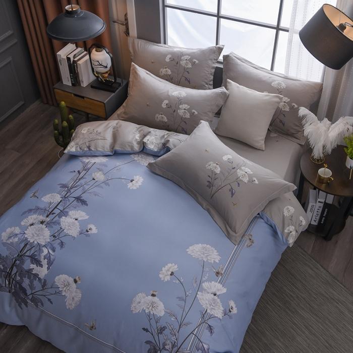 91家纺网 家纺一手货源 找家纺 雲归梦 2020新款13372全棉大版四件套第二批 雅然