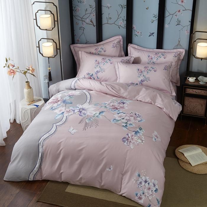 91家纺网 家纺一手货源 找家纺 雲归梦 2020新款13372全棉大版四件套第二批 意韵东方