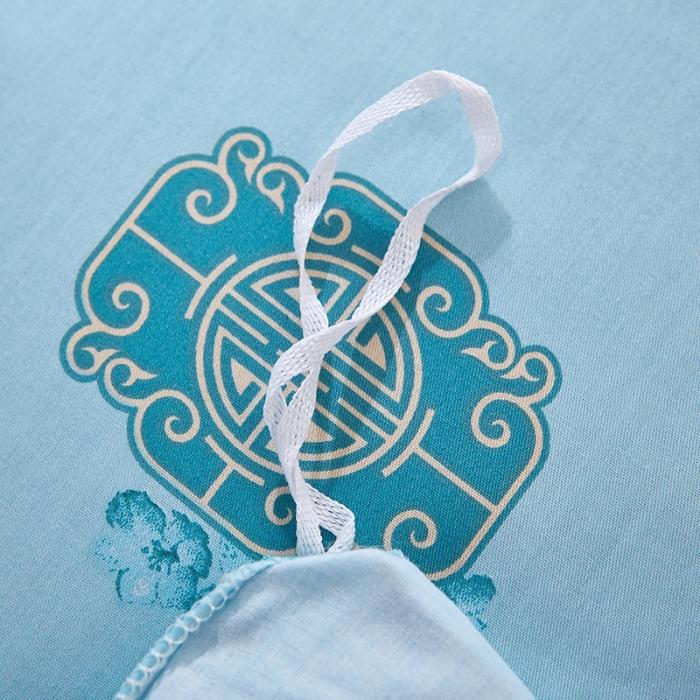 91家纺网 家纺一手货源 找家纺 雲归梦 2020新款13372全棉大版四件套第二批 竹林风