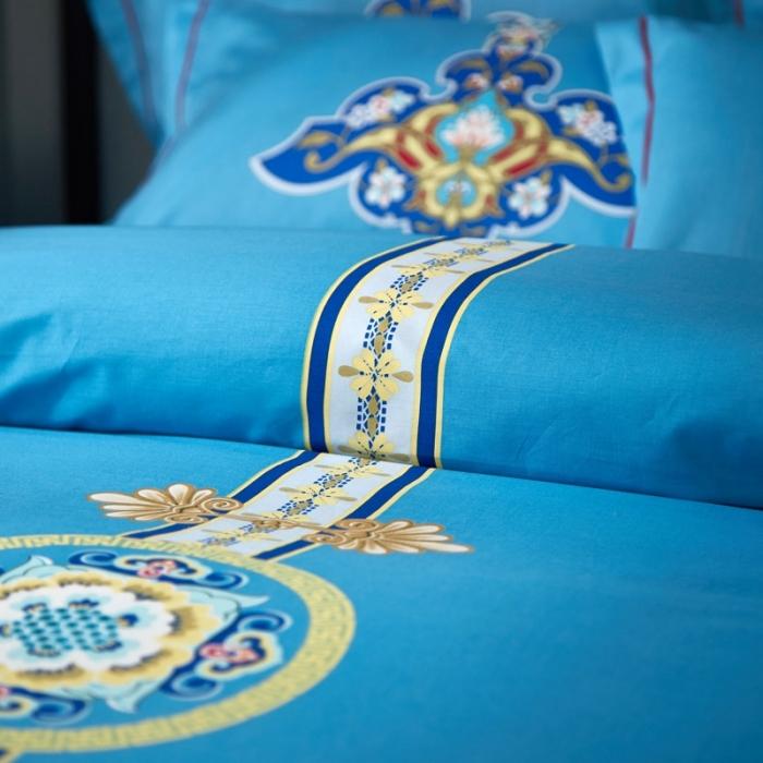 91家纺网 家纺一手货源 找家纺 雲归梦 2020新款13372全棉大版四件套第二批 盛世国风